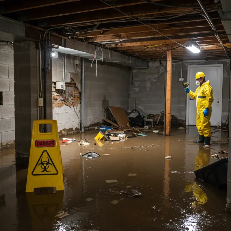 Flooded Basement Electrical Hazard in Aiea, HI Property